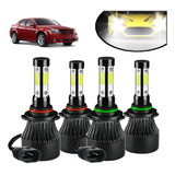 Para Kit De Farol Led De 4 Lados 12000lm Para Dodge