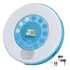 Para Leitor De Cd Recarregável Discman Com Alto-falante Usb