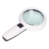 Para Lupa De Mão 30x Hd Magnifier Iluminado Slip 