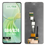 Para Moto G04 Xt2421 G24 Xt2423 Tela Frontal Display Lcd