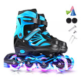 Para Patins Em Linha Iluminando Com Rodas Iluminadas