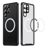 Para Samsung S24 s22metal Moldura Acrílica Capa Protetora