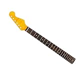 Para St Guitar Neck 21-fret Guitarra Elétrica Neck Rosewood Fingerboard Com Linha Central Traseira