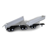 Para Welly Ou New Ray Escala 1 32 Carreta Dolly Rodo Caçamba
