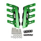 Para Yamaha Xj6 Motocicleta Paralama Proteção Lateral Montagem Amortecedor Dianteiro Fender Capa Anti Queda Slider Color Green 