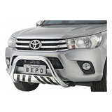 Parachoque Quebra Mato Hilux 2017 2018 2019 20 Cromado Bepo