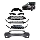 Parachoque Traseiro New Fiesta Sedan 2011 2013 Com Spoiler
