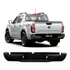 Parachoque Traseiro Preto Frontier Furo Sensor 21 22 23 24