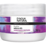 Parafina Hidratante Amaciante Mãos E Pés 260g Dágua Natural