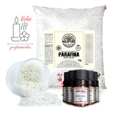 Parafina Lentilha 1kg C 2 Essencias Para Velas Inceso 30ml