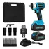 Parafusadeira 21v Chave De Impacto 2 Baterias Brushless Cor Azul-petróleo 110v/220v