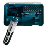 Parafusadeira A Bateria 3 6v C Estojo E 24 Acessórios Wesco Ws2001