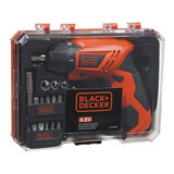 Parafusadeira Bateria Black Decker 4 8v 15 Acess Kc4815k br