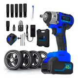 Parafusadeira Chave De Impacto 1 2 48v 2 Bateria Furadeira
