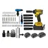 Parafusadeira Chave Impacto Pneumatica 3 Bater + 63 Soquetes Cor Amarelo Preta 110v/220v