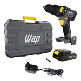Parafusadeira E Furadeira De Impacto 21v Wap 3 8pol K21 Id01 Bivolt Cor Cinza Frequência 60hz 110v 220v