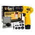 Parafusadeira Furadeira 12v 10mm C/ Maleta + Kit Serra Copo
