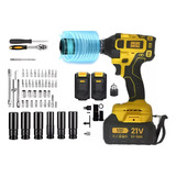 Parafusadeira Furadeira Chave De Impacto Pneumatica 2 Baterias Para Uso Profissional Multifuncional Com Martelete Mandril Chave Bits Jogo Soquete 46 Pçs Frequência 60hz Bivolt Obras Manutenção Geral