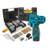Parafusadeira Furadeira De Impacto 3/8  12v Bivolt Philco Com Kit Brocas Bits E Buchas 300 Peças Tmm300 The Black Tools