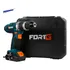 Parafusadeira Furadeira Impacto Bateria Bivolt 20v 1/2  Polegadas Maleta Carregador Rápido - Fortg