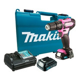 Parafusadeira Furadeira Impacto Rosa Makita Hp333dwyep