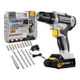 Parafusadeira Furadeira Sem Fio Bateria 3 8 12v Bivolt Para Madeira Metal Gradiente 110v 220v