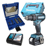 Parafusadeira Sem Fio Makita Dhp485rf1j Ev ebb41 18v Azul