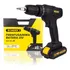 Parafusadeira Sem Fio Portátil Profissional 21v - 1200mah Cor Amarelo Frequência 50 110v/220v