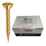Parafuso 3 5x25 Chipboard Caixa 1000 Pç Phillips Madeira Mdf