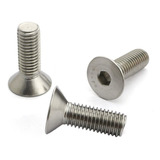Parafuso Allen Inox Cabeça Chata Cônica M3 X 10mm Kit 10 Pçs