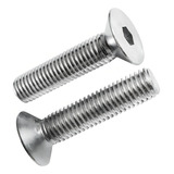 Parafuso Allen Inox Cabeça Chata Cônica M4 X 16mm Kit 10 Pçs