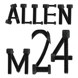 Parafuso Allen Rosca Parcial M24 X 200 Aço 12 9 01 Peça