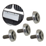 Parafuso Anilha Placa Carro Moto Anodizado Prata