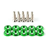 Parafuso Arruela Anodizadas Kit 10 Unidades M6x20 Jdm Tuning
