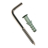 Parafuso Em L Escapula Zincado C Bucha 8mm 100 Peças Fixser