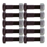 Parafuso Flange Cardan Volvo 7 16 X 1 1 2 Completo Aço 10 9