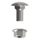 Parafuso Francês Inox M10x3cm Com Porca 55pçs