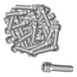Parafuso Inox Allen Cilindrica M6 X 30 Rosca Inteira 30 Und