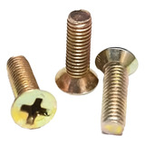 Parafuso Máquina Cabeça Chata Phillips M5 5mm X 16mm 100 Pçs
