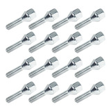 Parafuso Multi Conico Longo Vw 16pcs Cromado Roda Esportiva