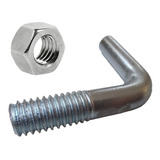 Parafuso Para Andaime Galvanizado L 3 8 10 Un Com Porca