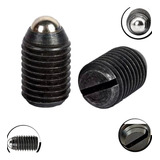 Parafuso Posicionador C Mola Esfera M10x20mm Fenda Kit 10pç