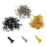 Parafusos Escudo Guitarra Baixo Dourado Cromado Preto 75 Pcs