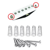 Parafusos Inox Captadores Single Coil Molas Originais 6 Und