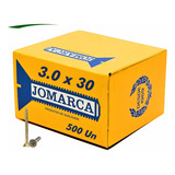 Parafusos Madeira Philips Cab Chata 3 0 X 30 Caixa 500 Pçs