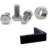 Parafusos Para Estante 1 4x1 2 4 Sapatas C 42 Pf E Porcas