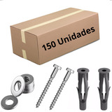 Parafusos Sextavado C/bucha Anel Tijolo Arruela 10mm 150pçs