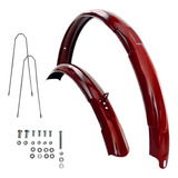 Paralama Aço Aro 26 Kit Completo Bike Beach Caiçara Praiana