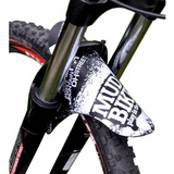 Paralama Bike Dianteiro Mud Bike Mtb Enduro Dh Várias Cores Cor Preto branco