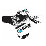 Paralama Dianteiro Mtb Freeride Downhill Bike O2 Bike Shop Cor Branco